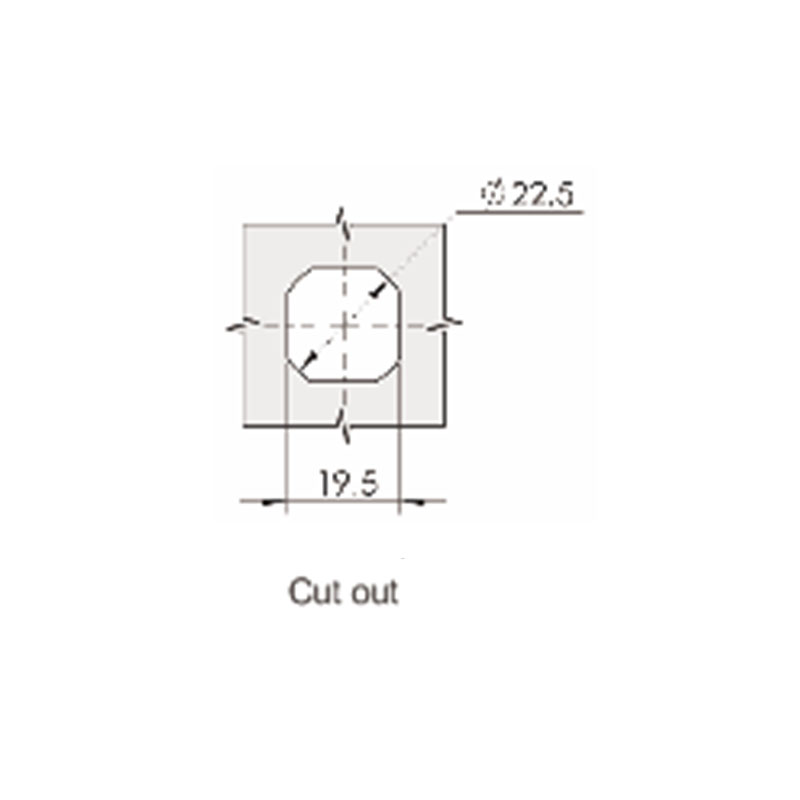 MS816-1-S Trójkątny cylinder zamka 8 mm Zamki ze stali nierdzewnej MS816-1-S Trójkątny cylinder zamka 8 mm Zamki ze stali nierdzewnej
