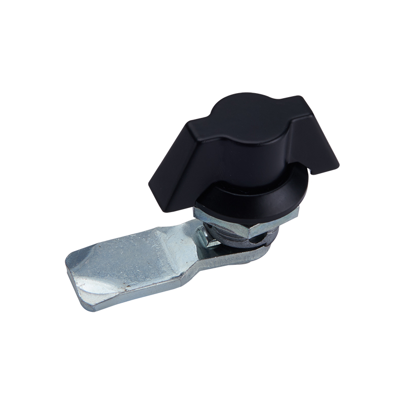 MS815-4A Cylindryczne zamki z podstawą z białą cynkową nakrętką i czarną farbą