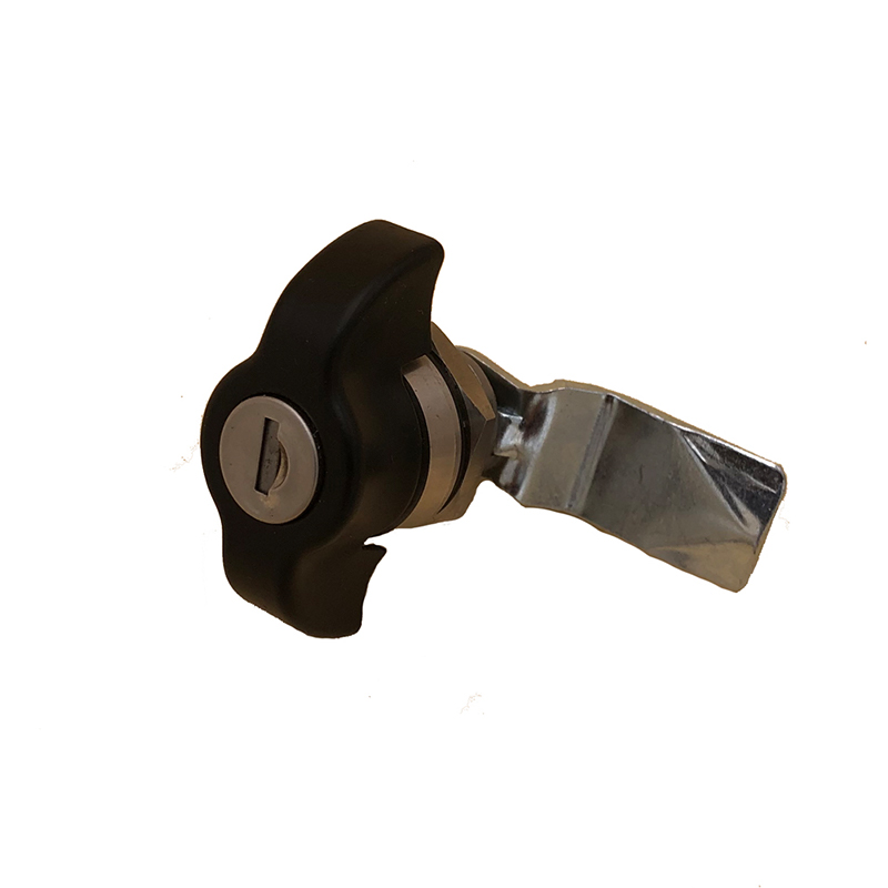 Zamki cylindryczne MS815-5 z czarną klamką i cylindrem zamka