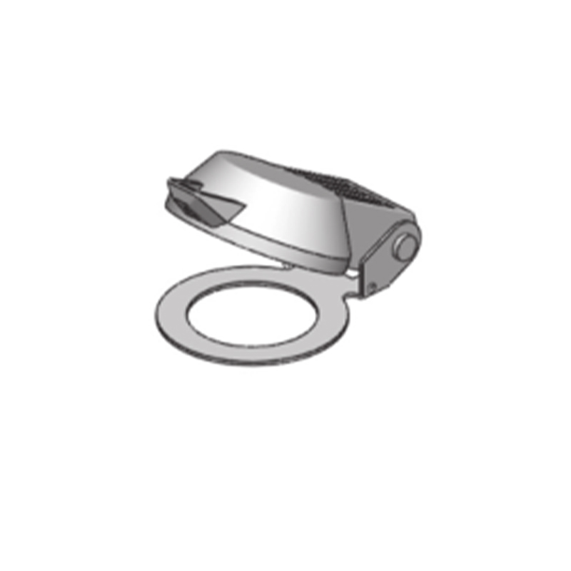 DP001 Chrome ZDC Osłona przeciwpyłowa Wodoodporna osłona Akcesoria do zamków